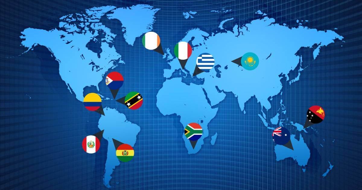 World Map - Team Locations